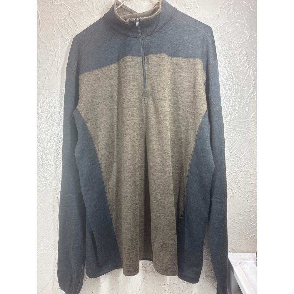 Kuhl Ryzer Sweater Mens Long Sleeve Pullover 1/4 Zip Soft Outdoor Size XXL 3112